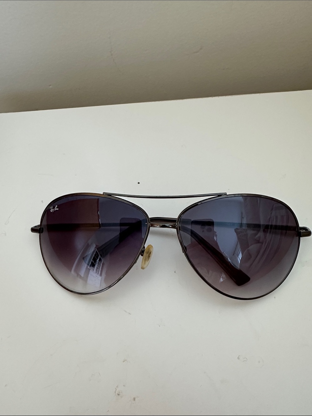 Men’s Ray-Ban Aviator Sunglasses - Blue to Gray Gradient Lenses
